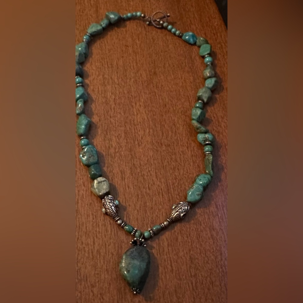 Sterling turquoise necklace